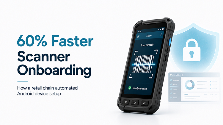 How a Retail Chain Cut Barcode Scanner Onboarding Time by 60%