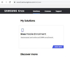 Knox Mobile Enrollment - Headwind MDM installation